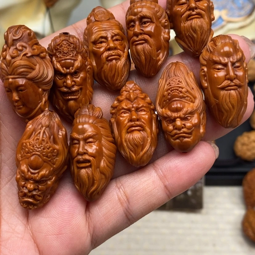 【闪购商品】橄榄核吊坠橄榄手工雕刻工艺