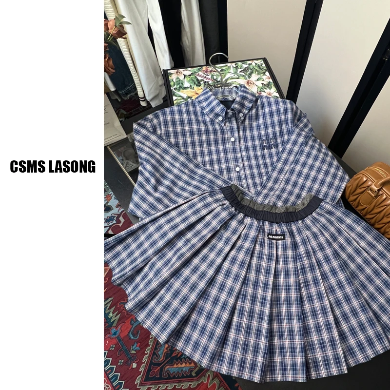 秋冬新款时尚套装【格子学院风】百搭显瘦减龄