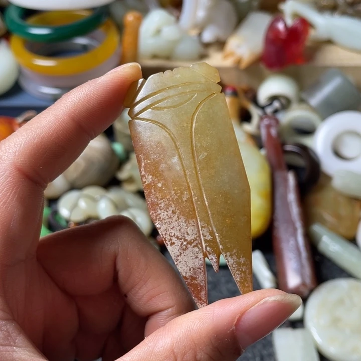 和田玉未镶嵌吊坠(不含链)