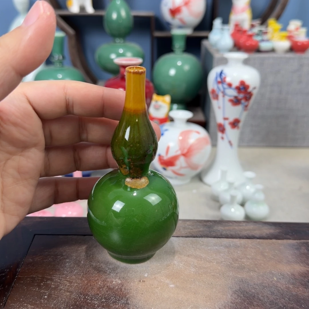 陶瓷手工小花器摆件