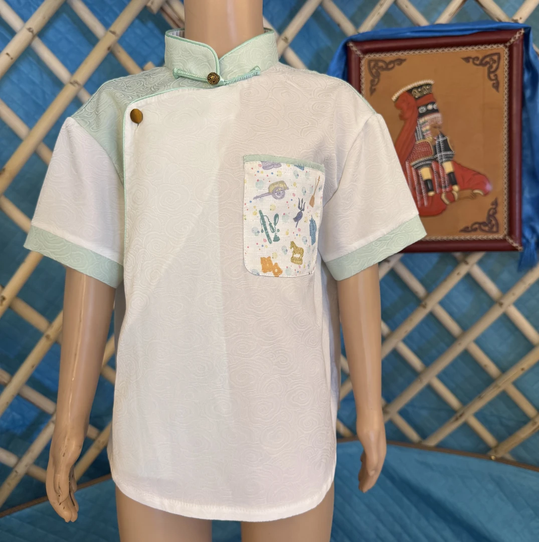 男女童同款民族风基础半袖D0657#