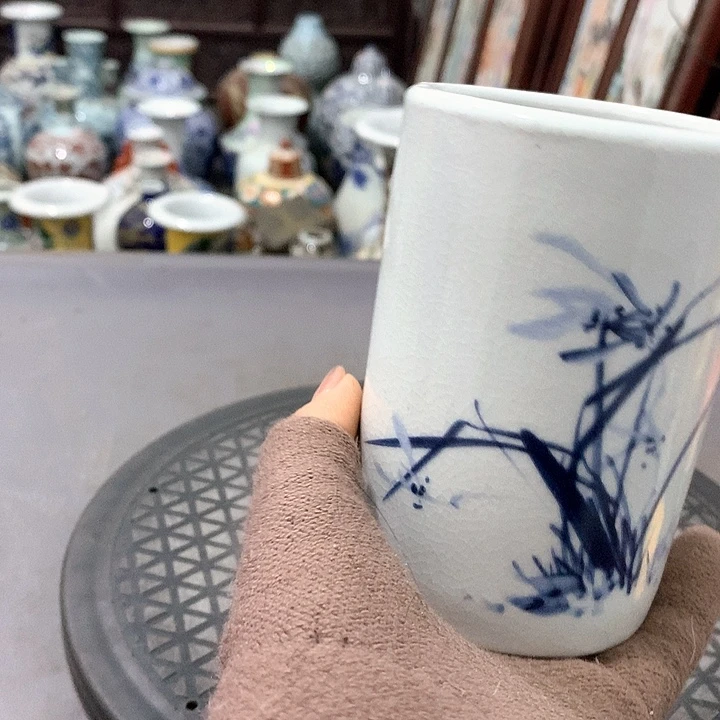 摆件陶博古架陶瓷摆件