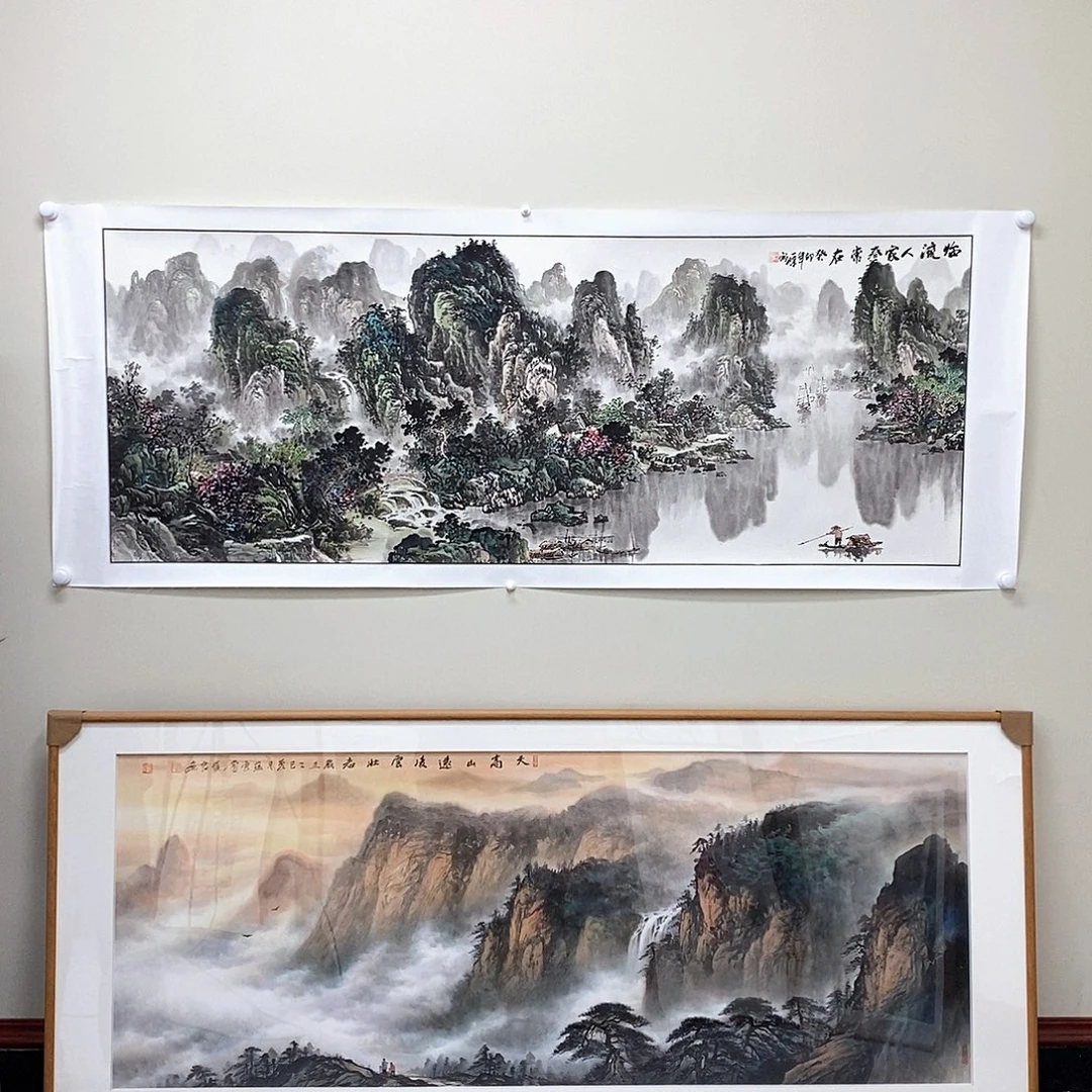 国画颜一峰小六尺精品佳作