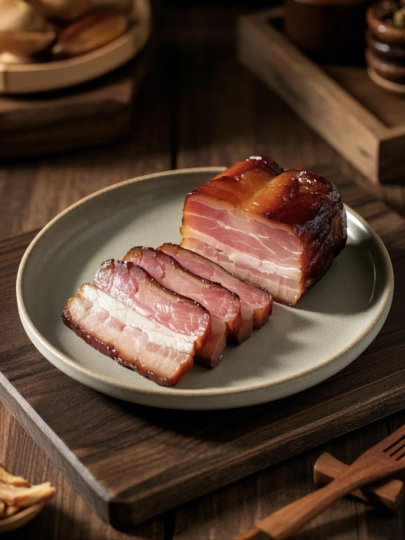 云南腊肉五花肉农家烟熏五花肉适合炒菜咸香炒腊肉