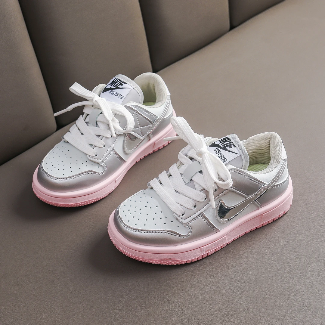 巴拉ajaj女童鞋子新款2025秋款高颜值炸街儿童运动鞋中大童女孩休