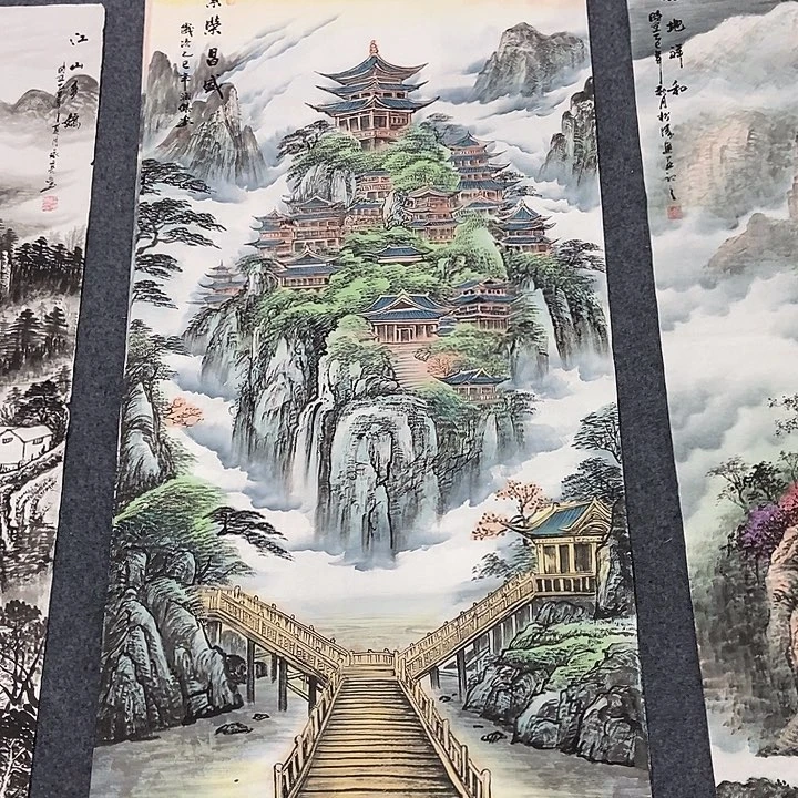 国画四尺界画一幅