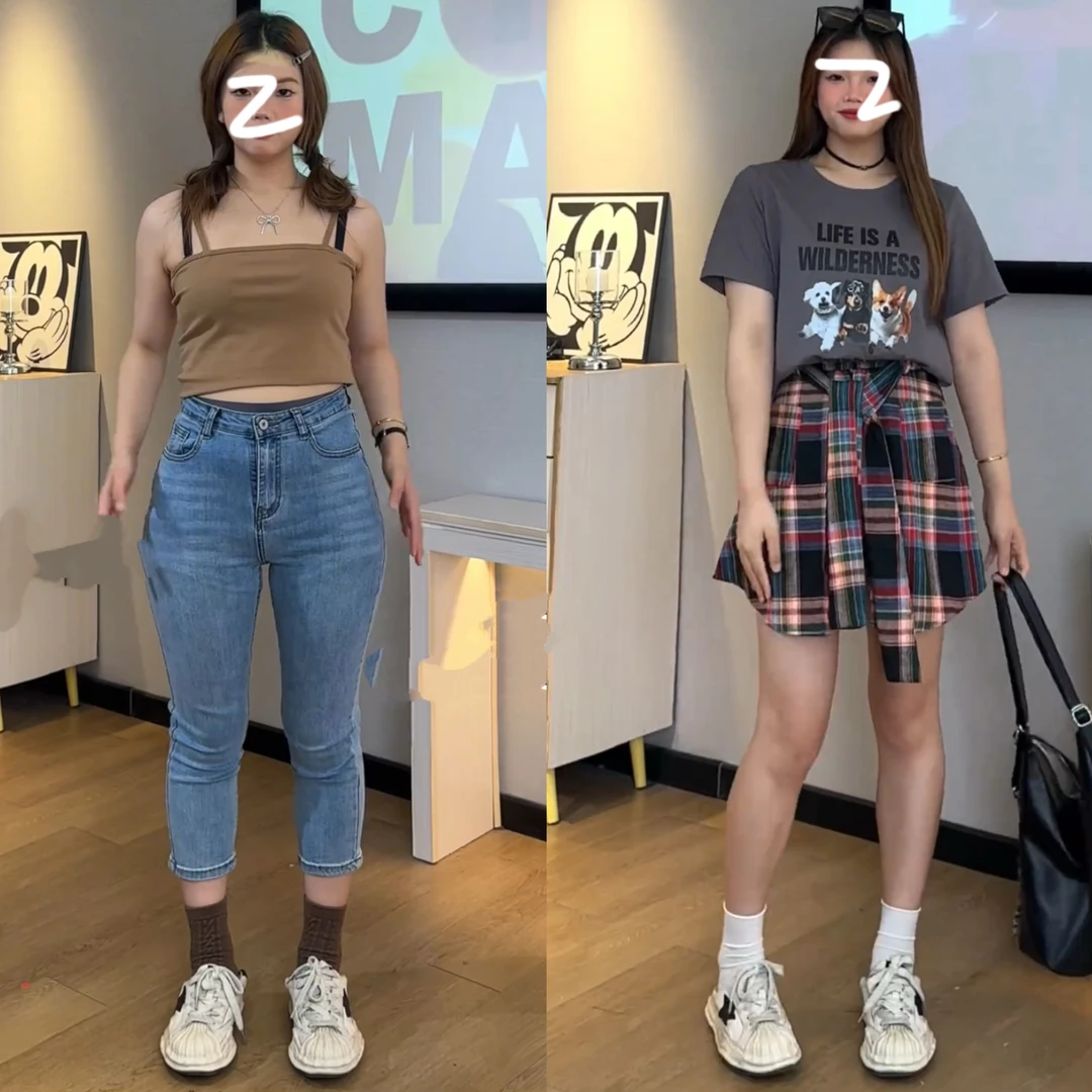 大码显瘦高级感休闲套装女夏季新款微胖短袖不规则半身裤裙两件套