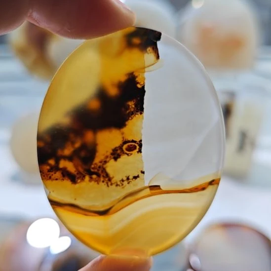 玛瑙/玉髓未镶嵌吊坠(不含链)64号