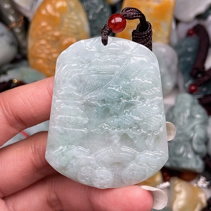 颈饰未镶嵌翡翠翡翠