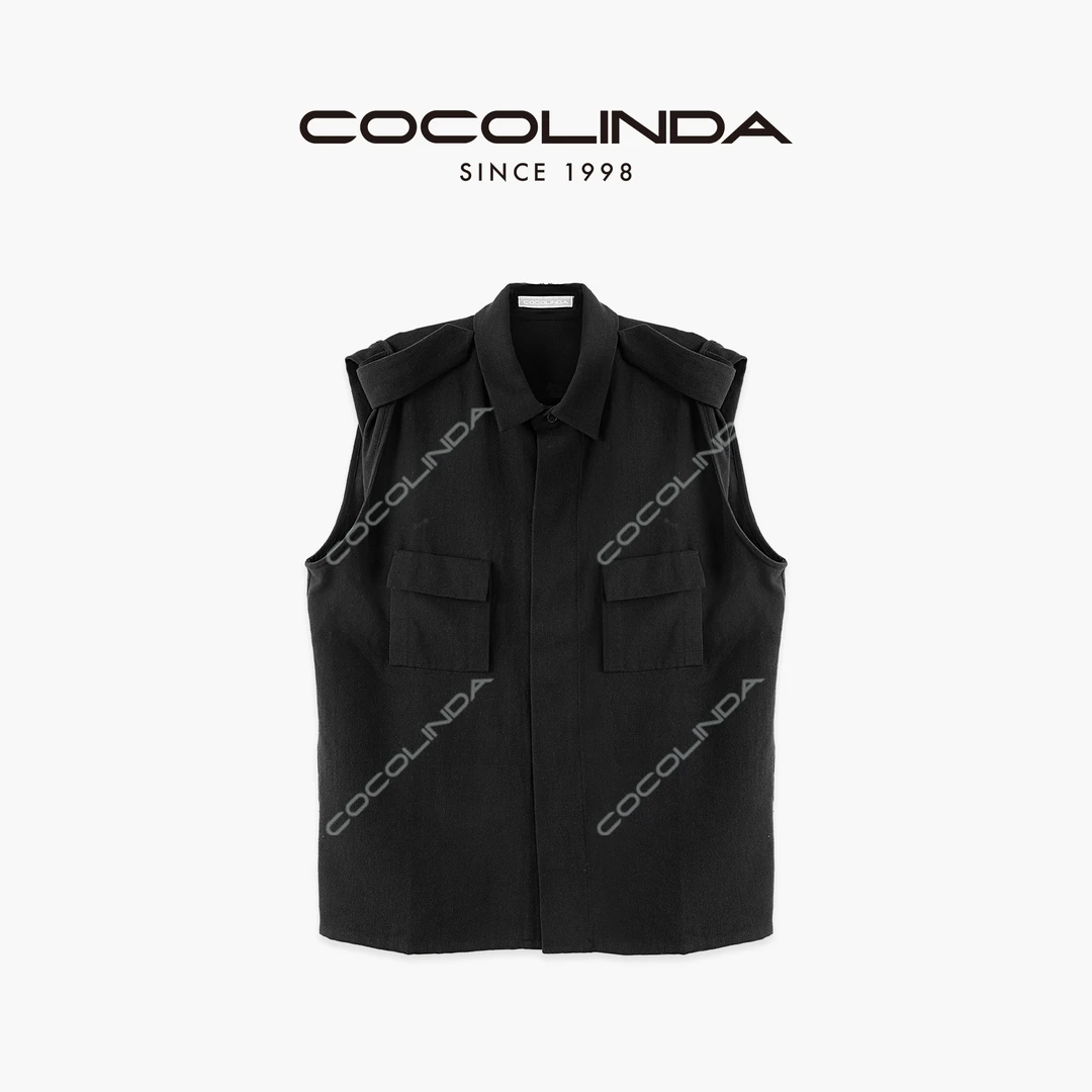 COCOLINDA | 棉麻工装马甲V3471