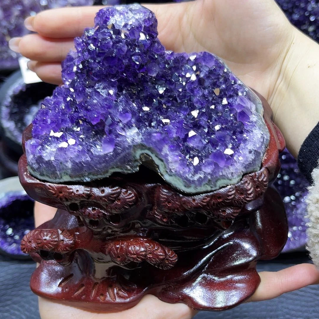 大型摆件（非配饰）紫晶未镶嵌