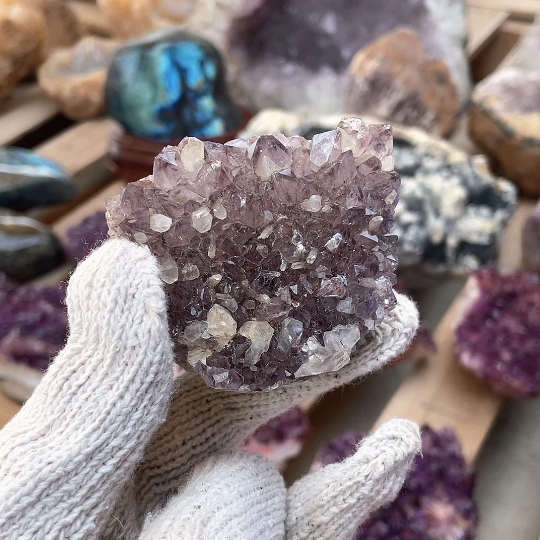 未镶嵌珠宝半成品紫晶