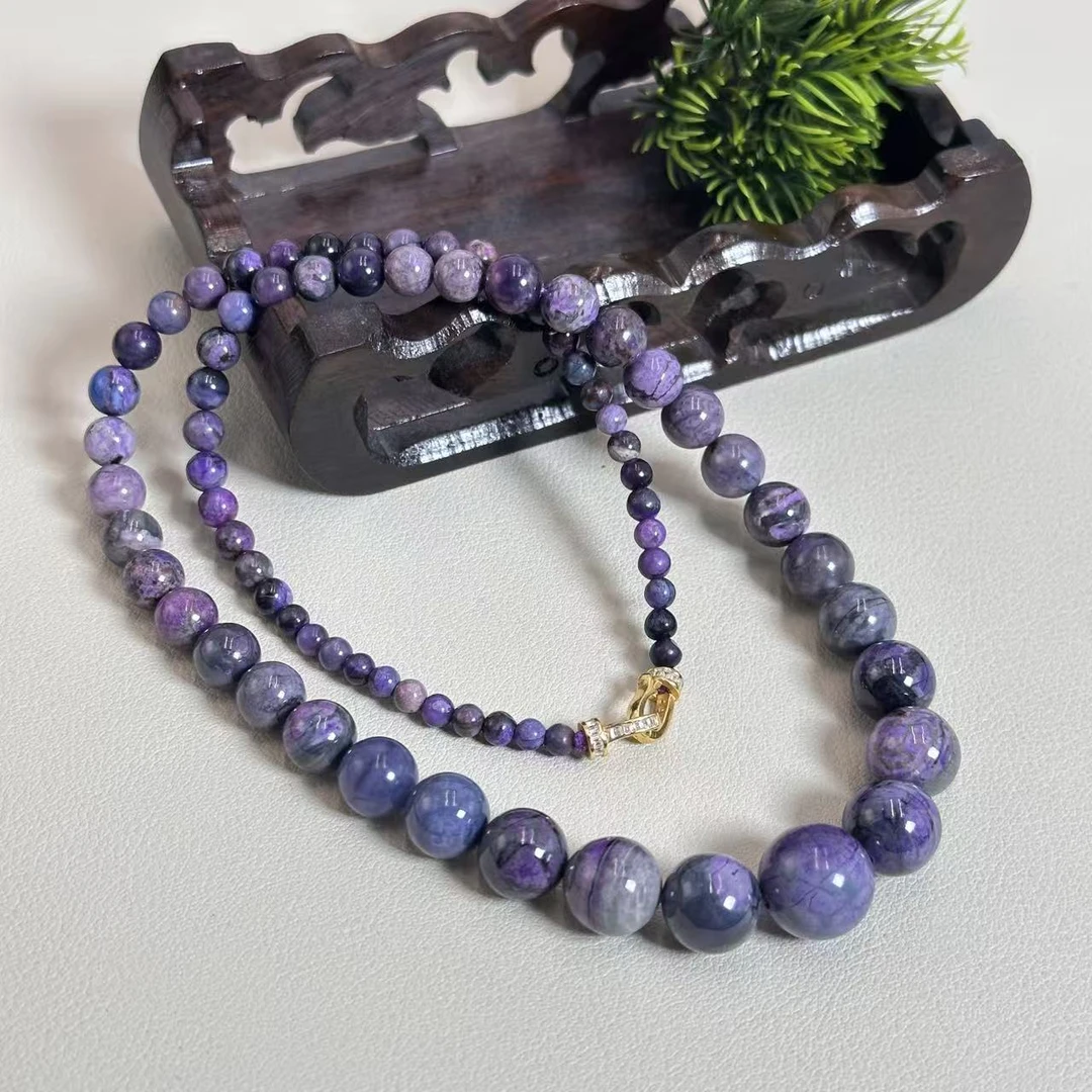 【非遗珍宝】s925苏纪石塔链项链 约3-12mm（多样性发其一）