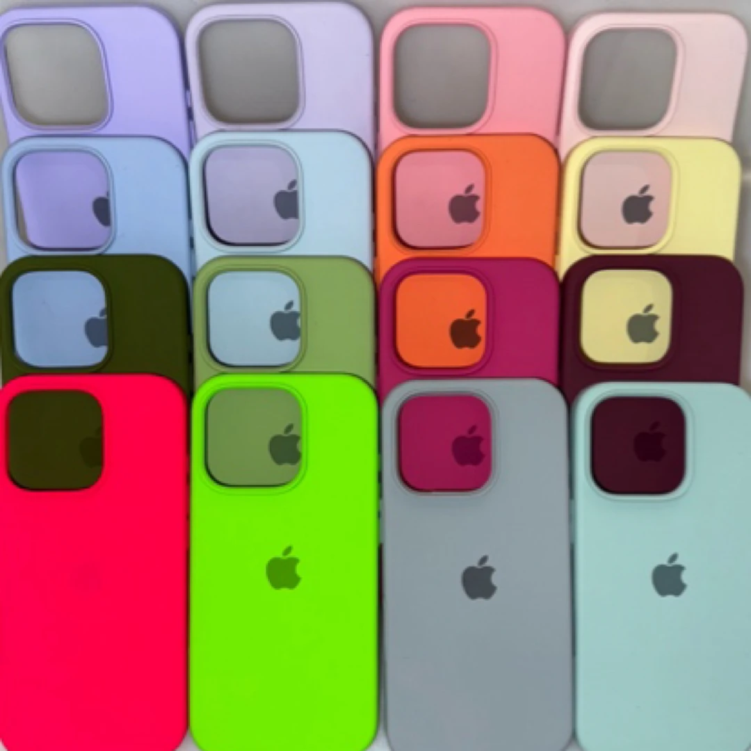 一组4个Iphone液态硅胶壳（备注4个色号）