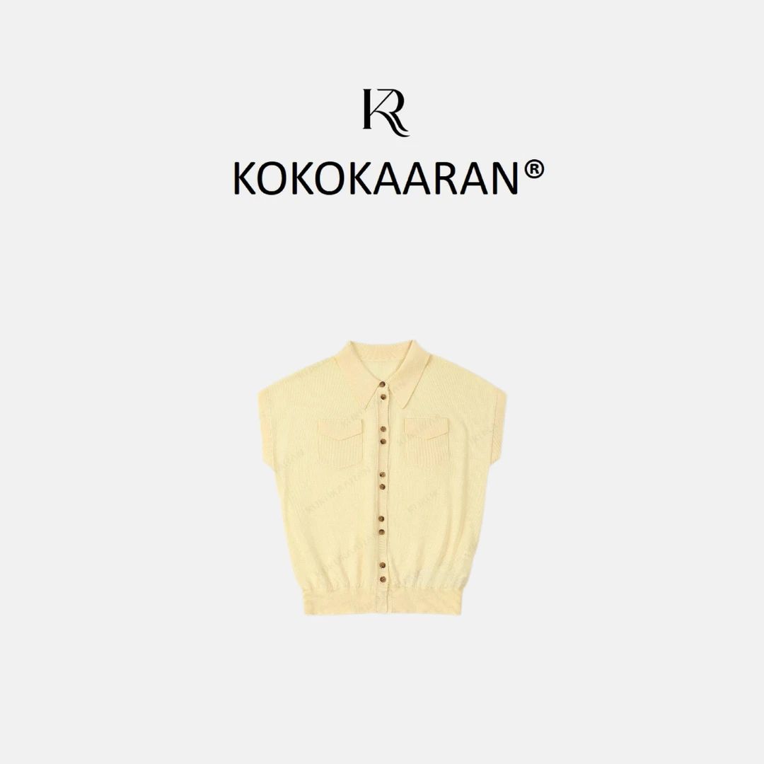 kokokaaran/可可咔伦「进口醋酸＋莱赛尔」轻奢气质显瘦T恤SH250242