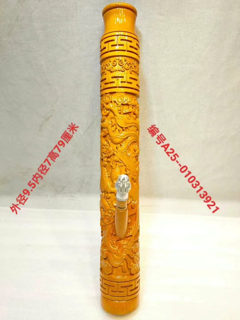 13921号缅甸红豆杉水咽筒整体无拼接风干老料不易开裂变形