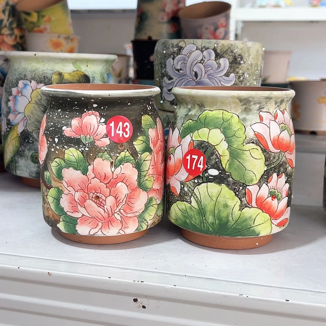 紫砂花盆T**u手工花盆默认微瑕