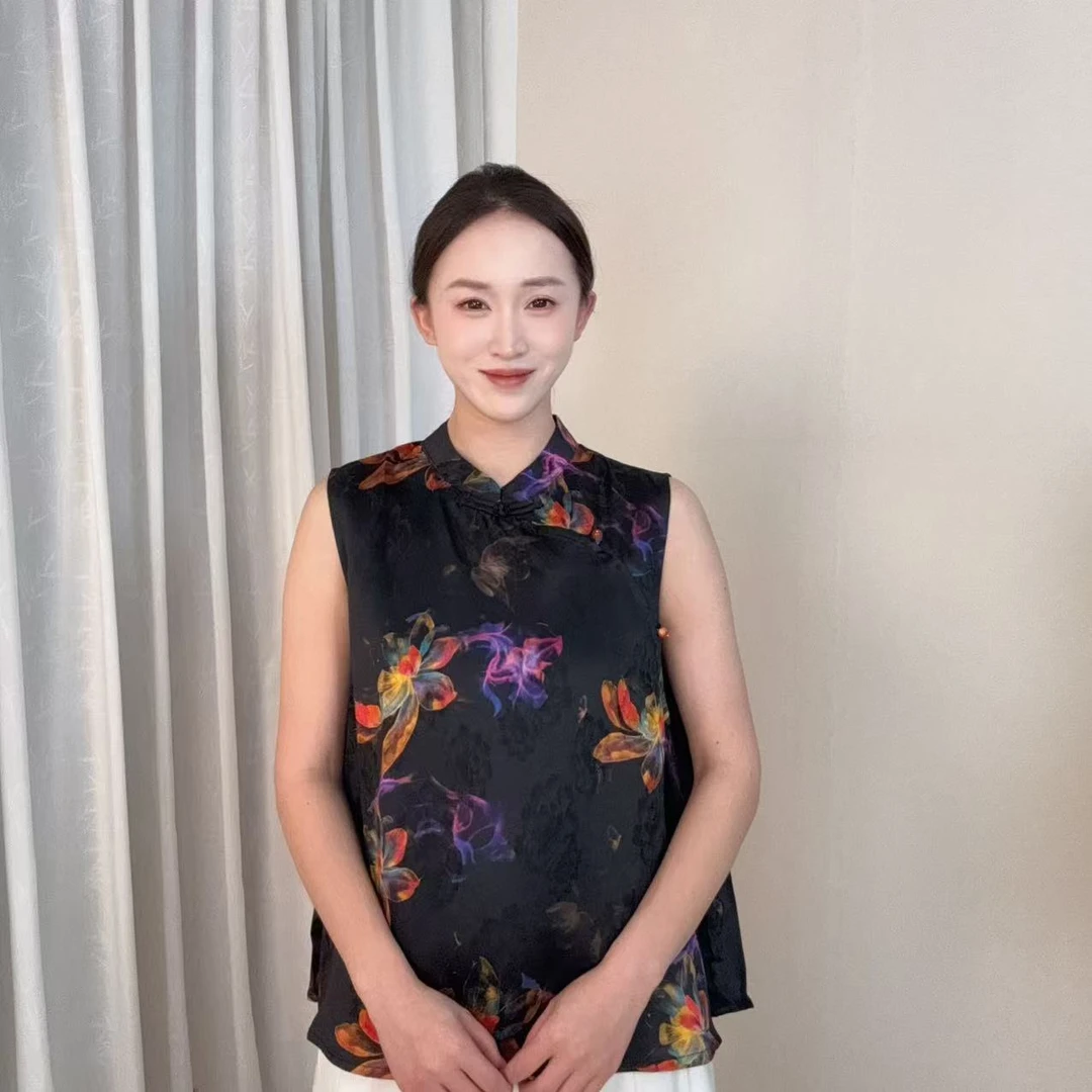 【幻彩】2025新款新中式国风香云纱小衫-bq