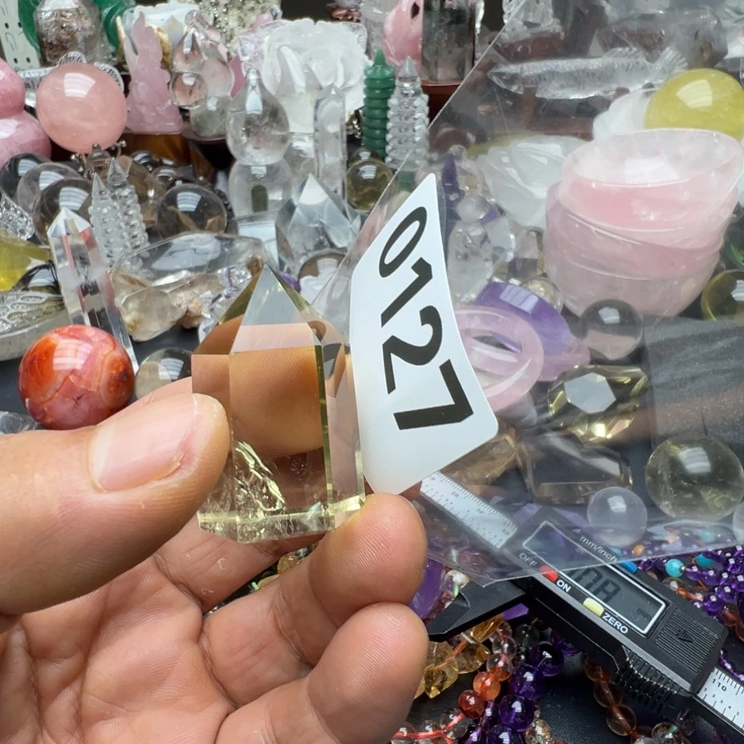 水晶珠宝半成品未镶嵌青****哥水晶0127