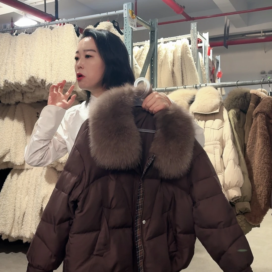 好看时尚保暖毛毛外套