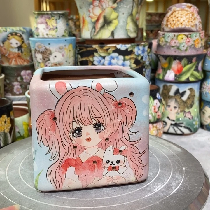 景德镇艺术手绘作品