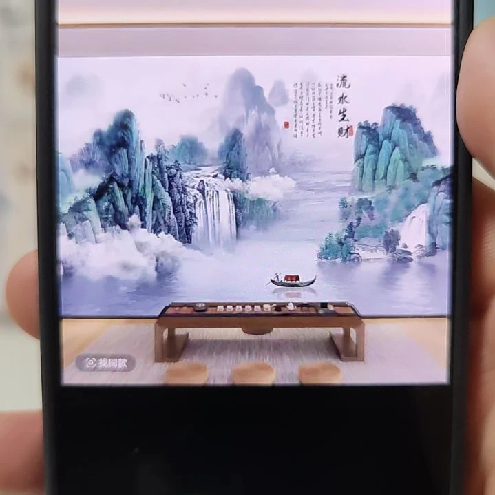 微***5客厅电视墙壁画壁布