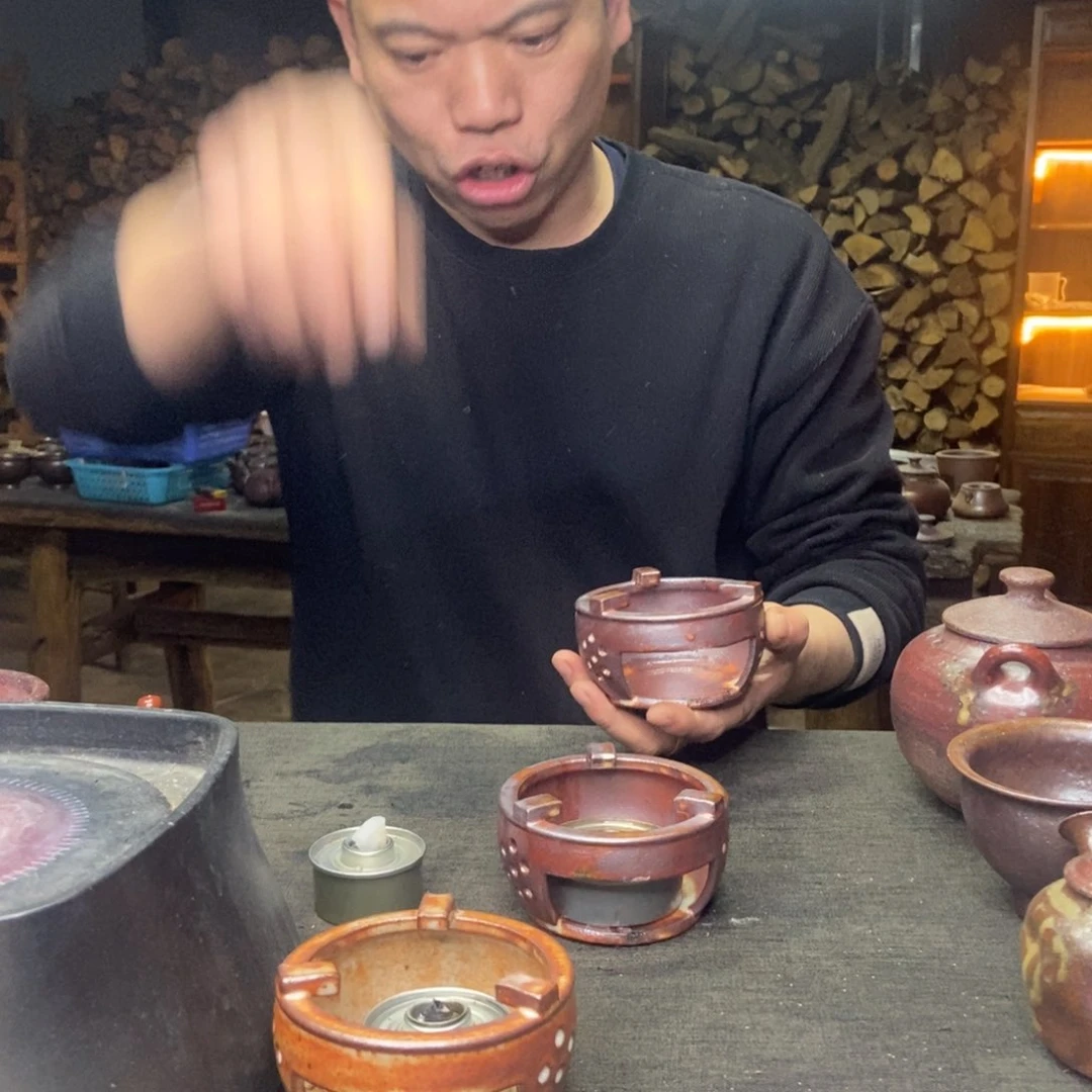 紫砂柴烧紫砂茶器