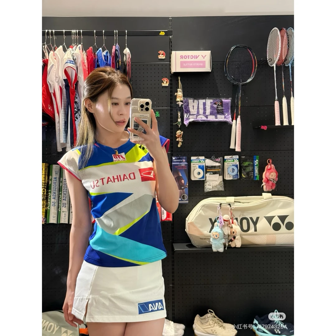 2025新款志田千阳同款羽毛球服女速干运动速干透气小飞䄂比赛服