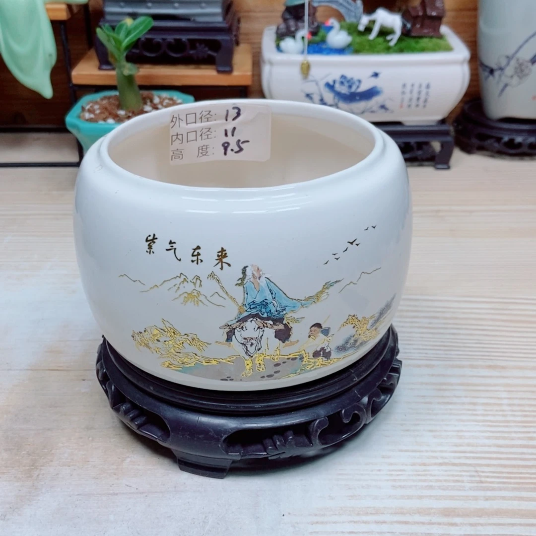 瓷片陶瓷花盆陶瓷艺术