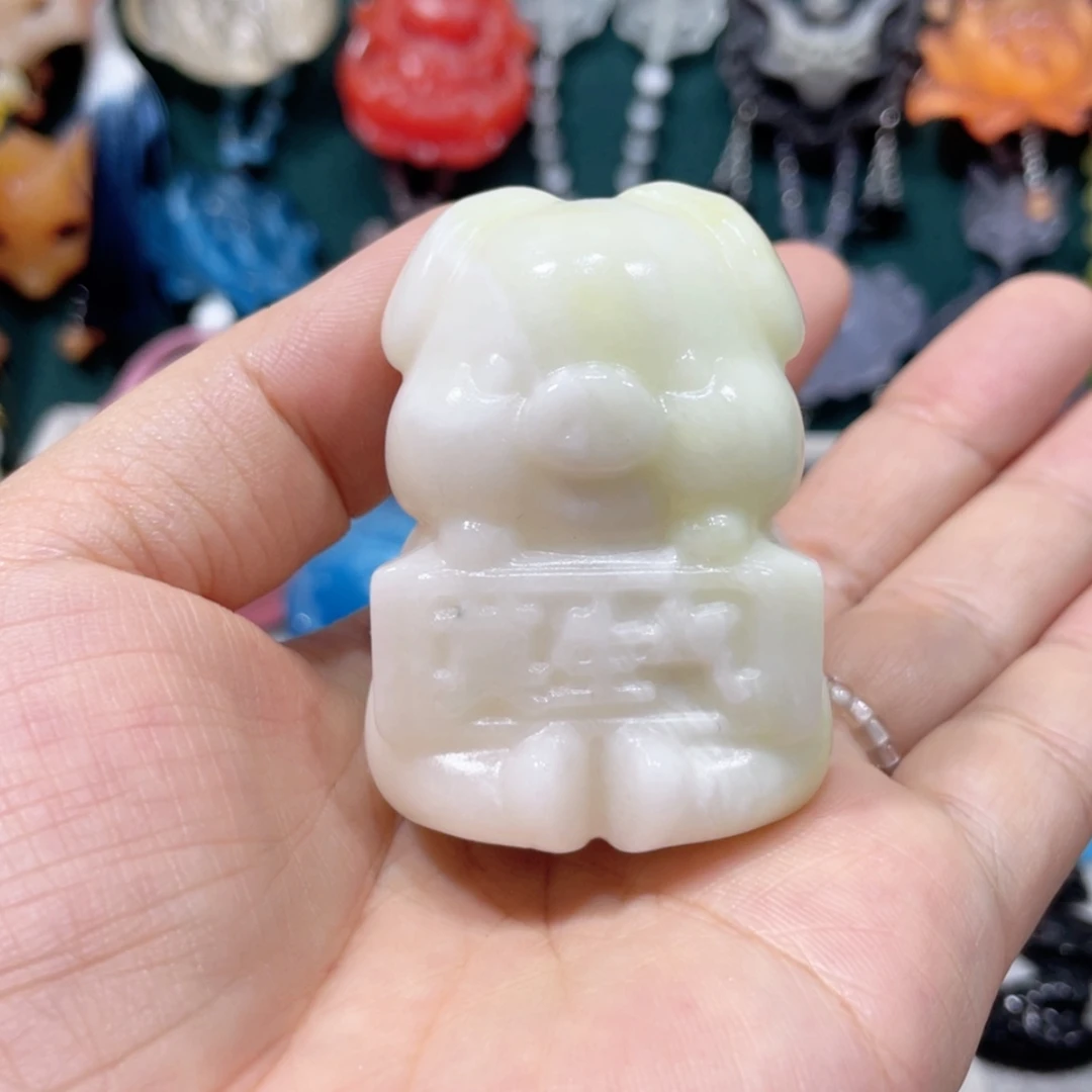 【闪购商品】未镶嵌岫玉颈饰30手把