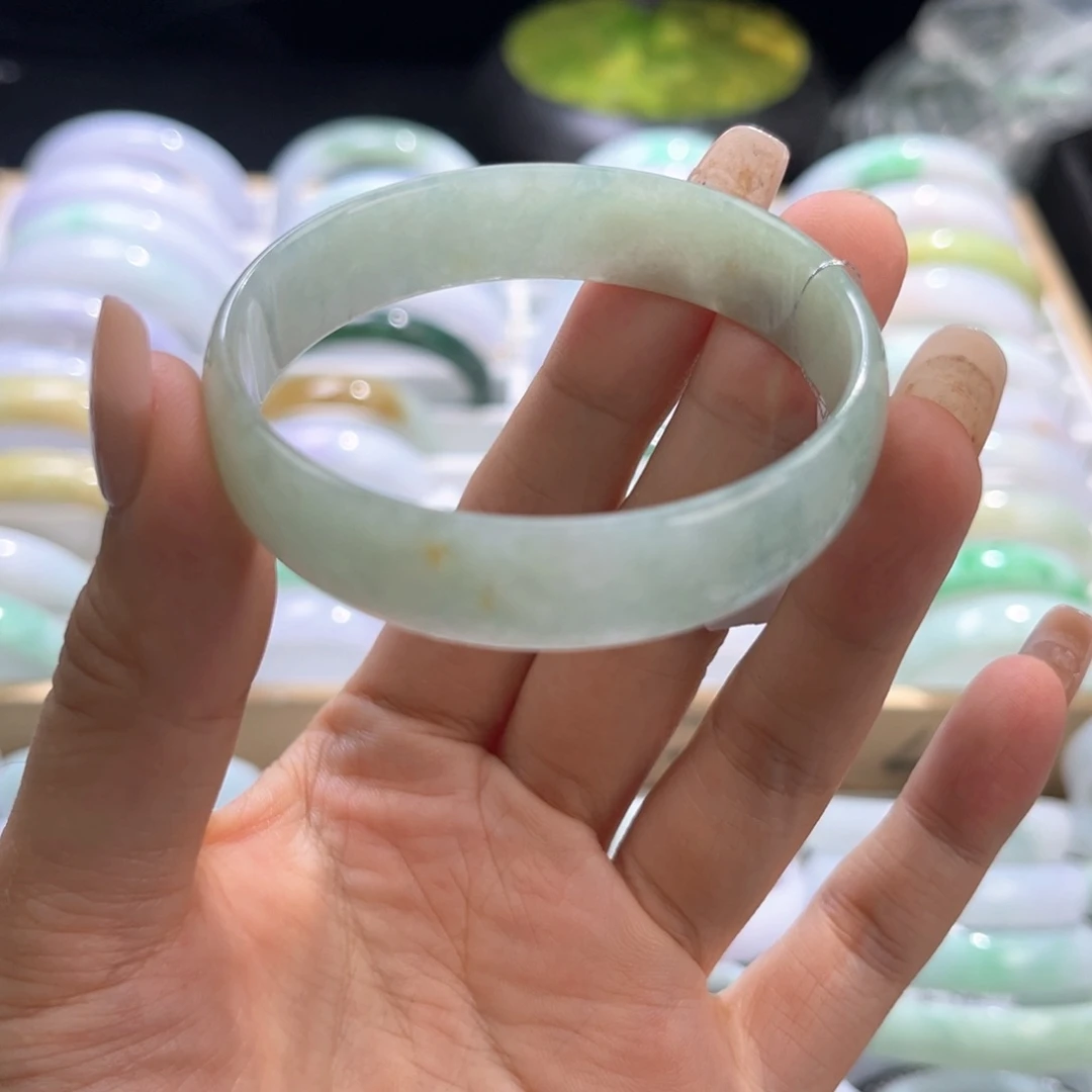 未镶嵌手链翡翠小雅52圈口