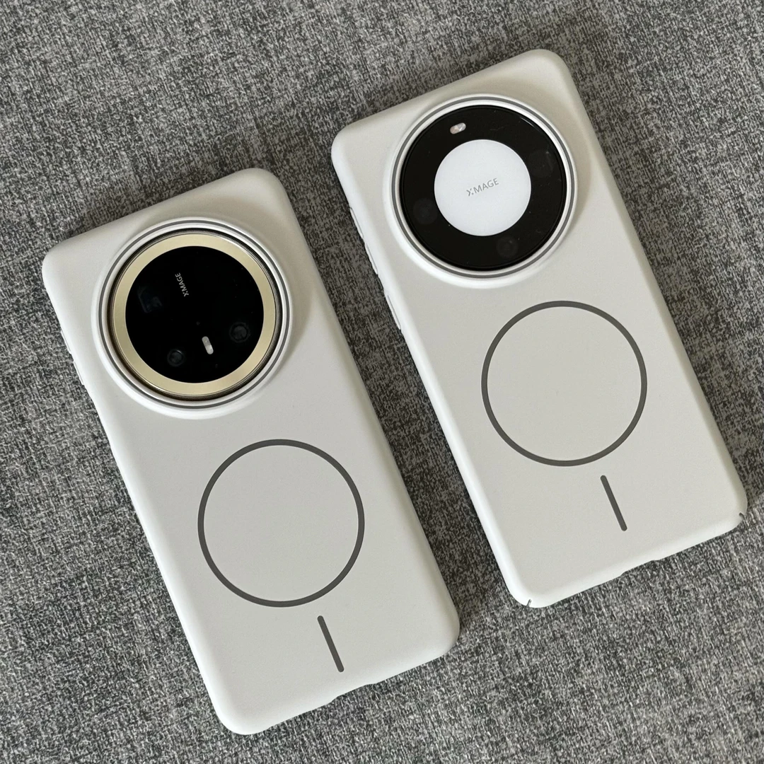 简约时尚磁吸适用华为mate80手机壳mate80promax磨砂肤感70防摔壳