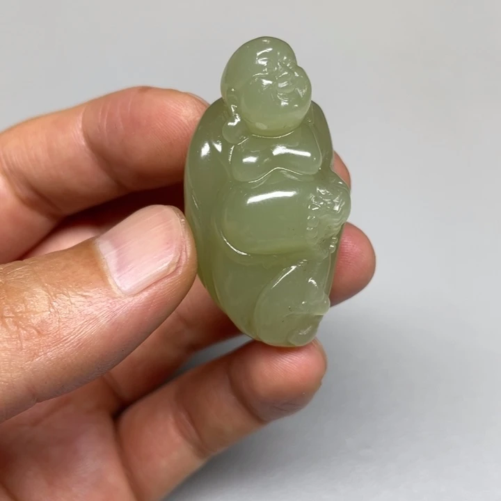 和田玉未镶嵌吊坠(不含链)用****4