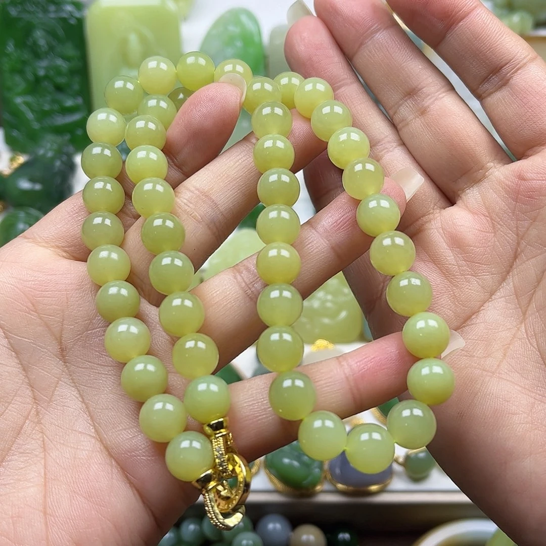 和田玉吊坠项链未镶嵌媚**M