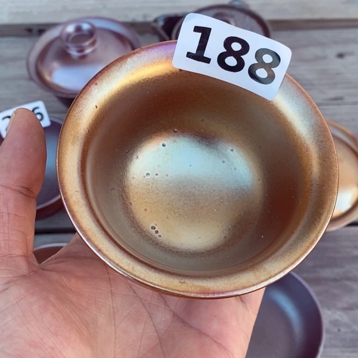 柴烧茶具陶瓷杯子