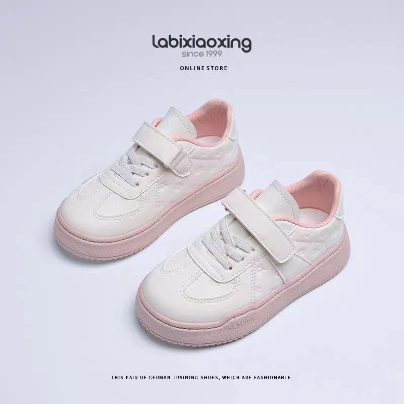 蜡比小星2857儿童潮流鞋时尚经典学生鞋休闲防滑软底板鞋F-9