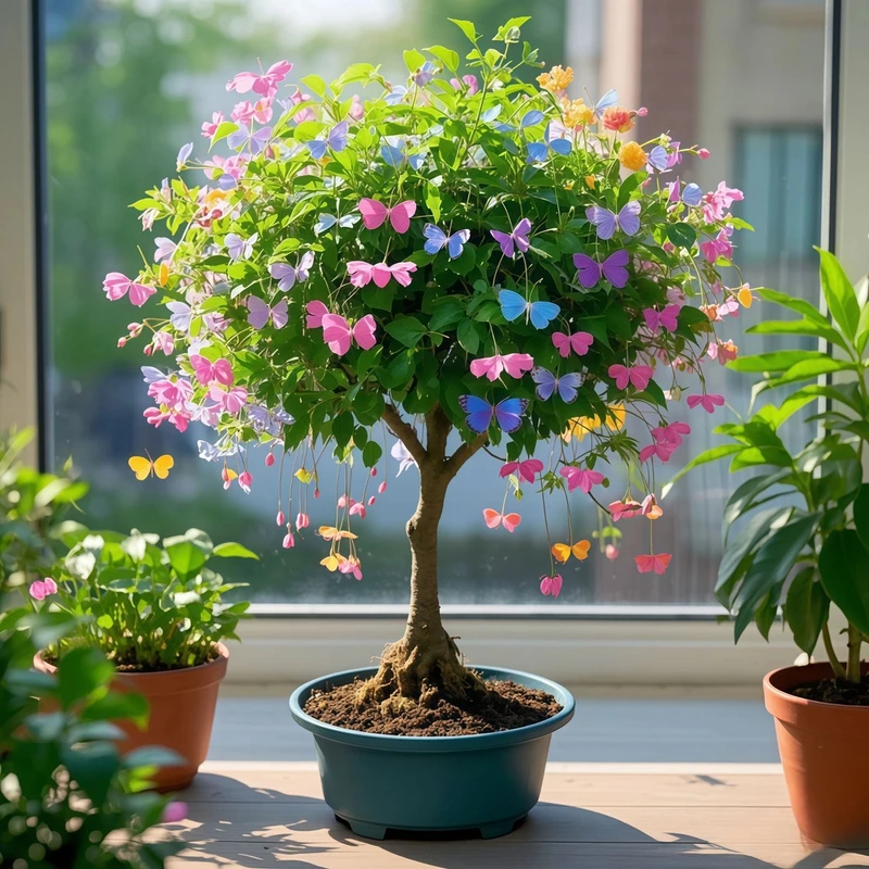 正宗金丝吊蝴蝶树苗室内外盆栽花卉绿植抗冻耐寒耐高温高级感易活