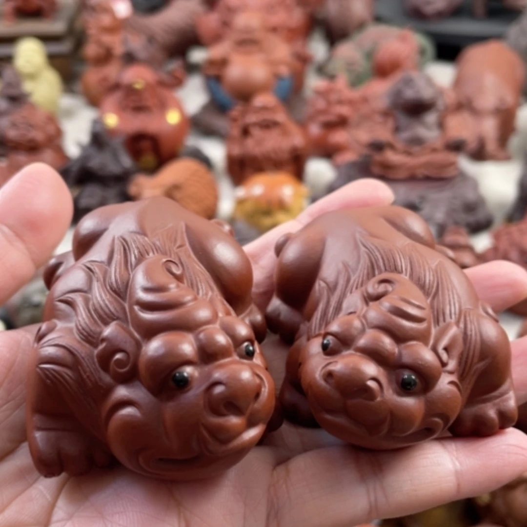 【闪购商品】紫砂茶宠?**风紫砂貔貅