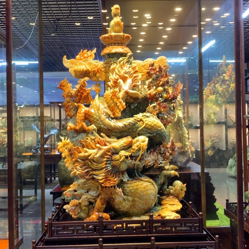 【闪购商品】未镶嵌蛇纹石玉摆件覆膜