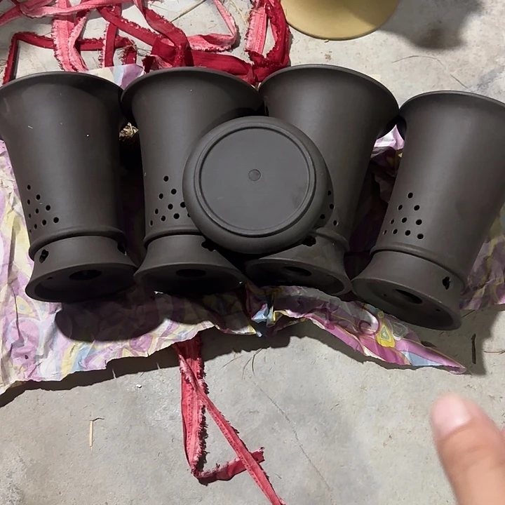 用***7手工出汗泥四盆四托盘