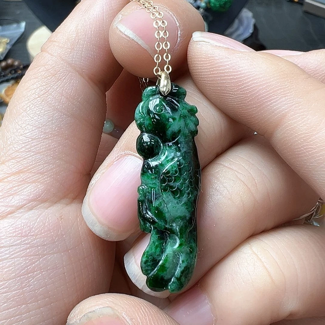 翡翠戒指未镶嵌晨****๑