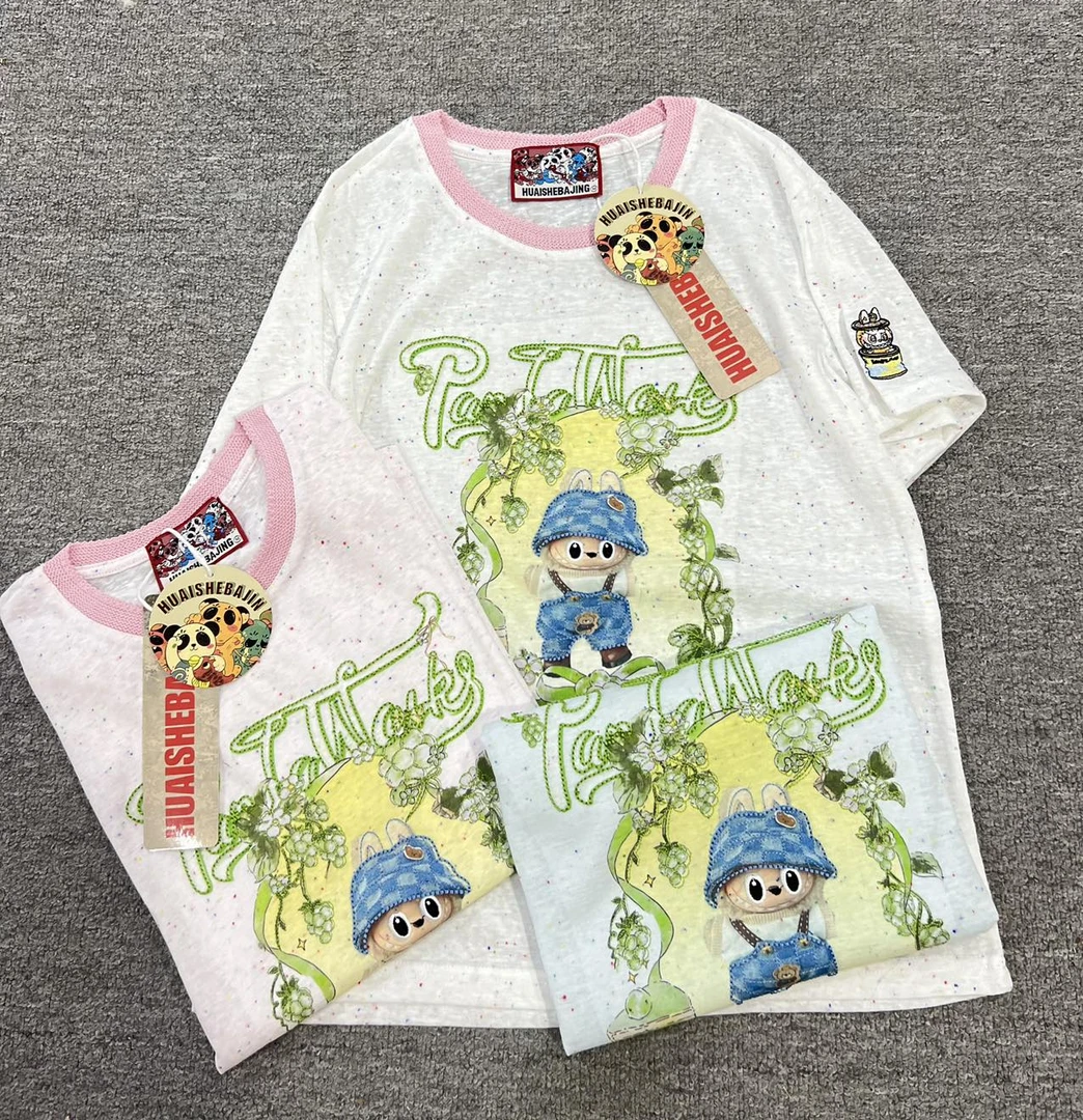 079【夏季新款】彩棉蓝色牛仔帽bubu圆领短袖（2020）