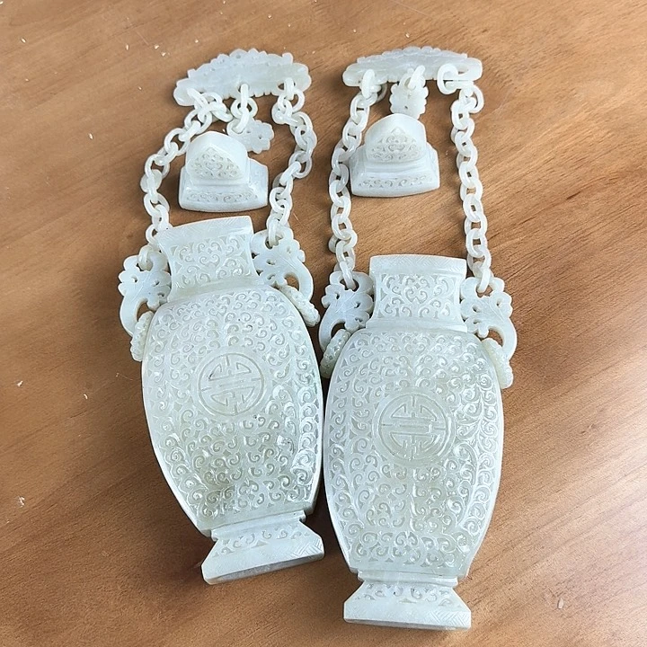 和田玉挂件未镶嵌诚*，