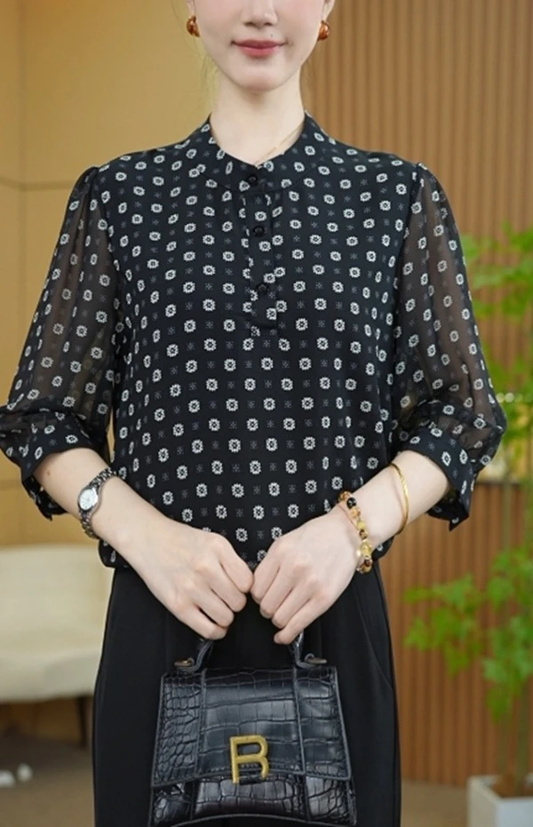 [雅韵芳华]牛仔新款百搭休闲大码时尚长袖宽松衬衣91933