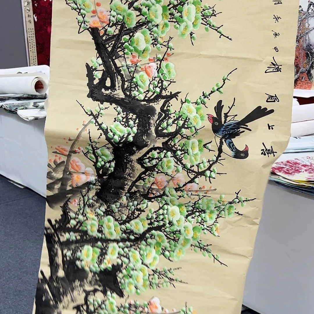 国画事事顺心如意万事如意