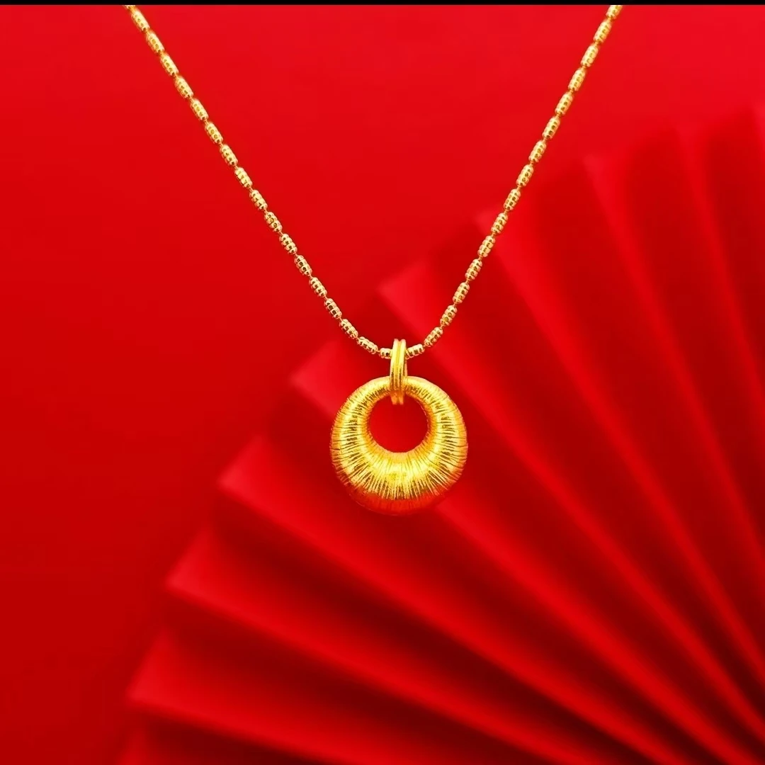 钛钢项链 BX经典平安扣优雅贵气款项链