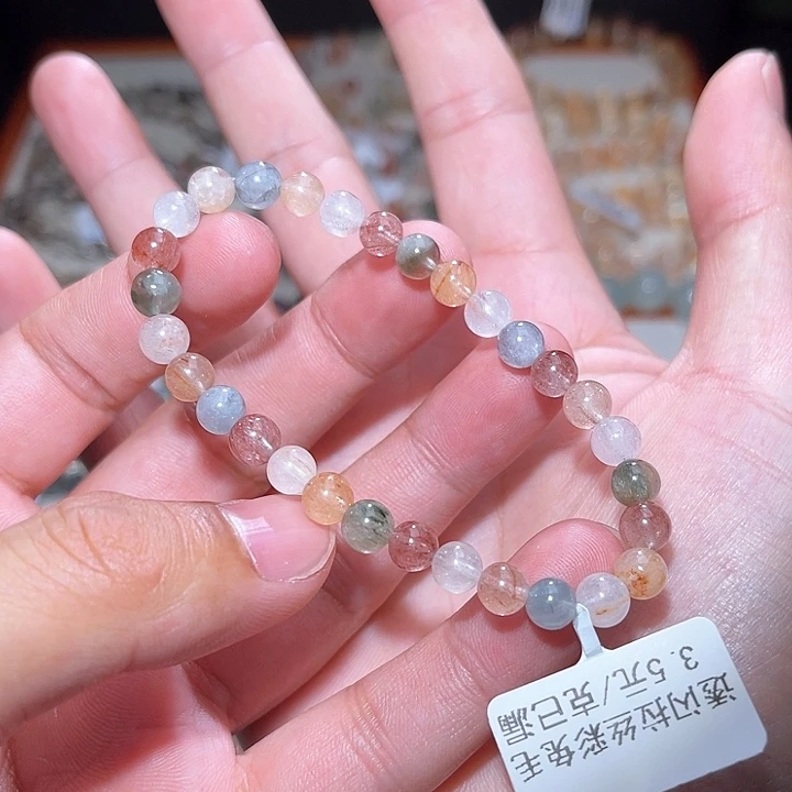 水晶手链未镶嵌183号主图手串  6+