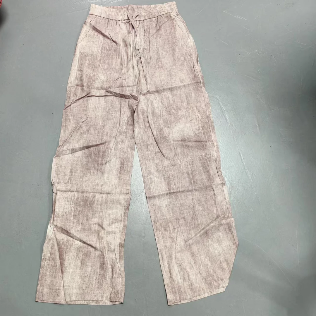 【南油玲姐】粉色松紧腰休闲裤88033