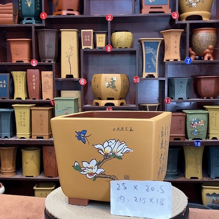 紫砂花盆紫砂花盆