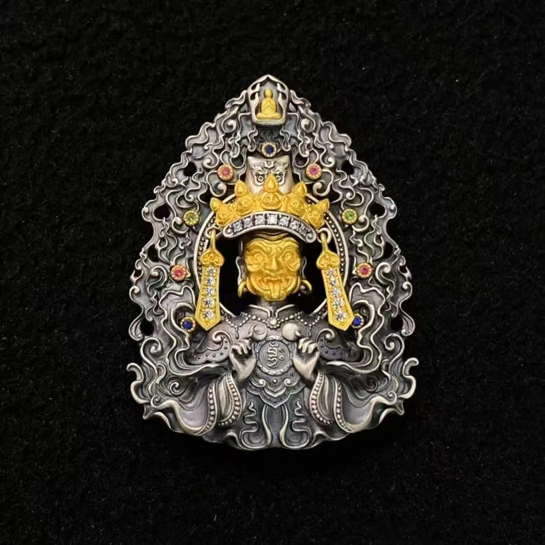 吊坠925银 【传饰圣藏】扎基拉姆前世今生吊坠（正财偏财 平安健康）